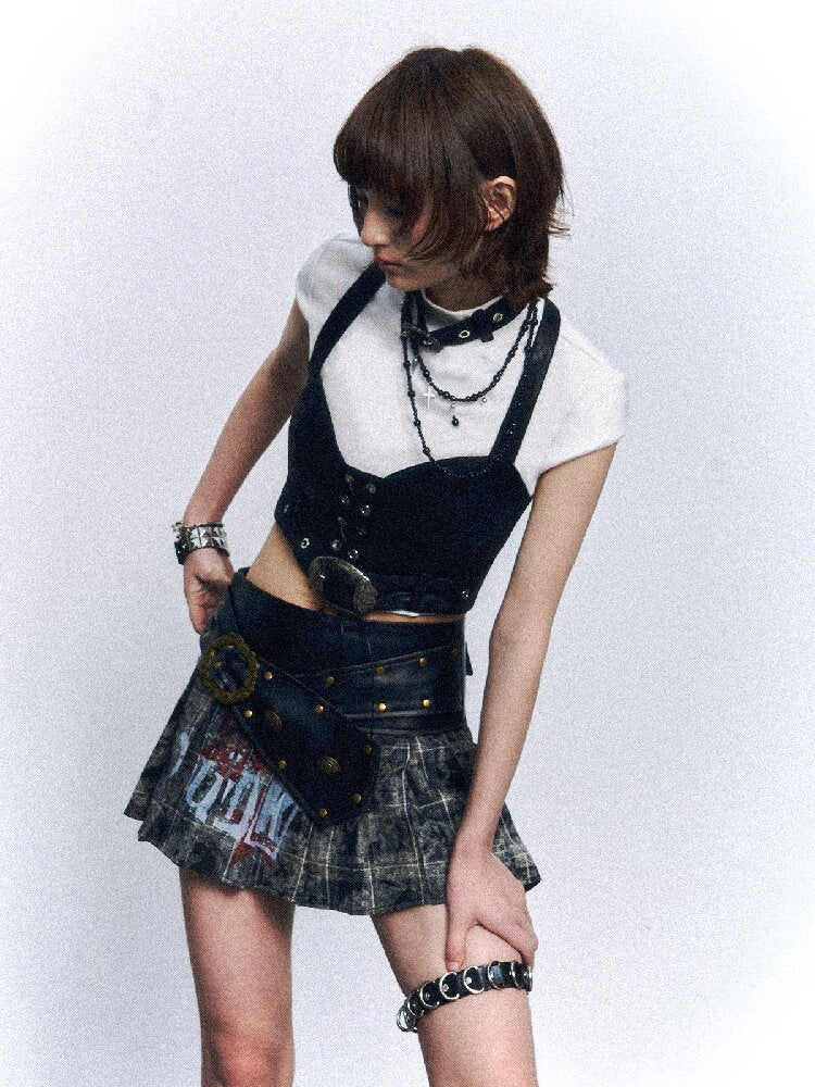 Punk Rock Plaid Skirt【s0000015966】