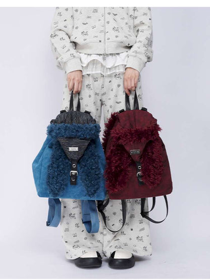 Rabbit Ears Cute Fur Crossbody School Bag【s0000014620】