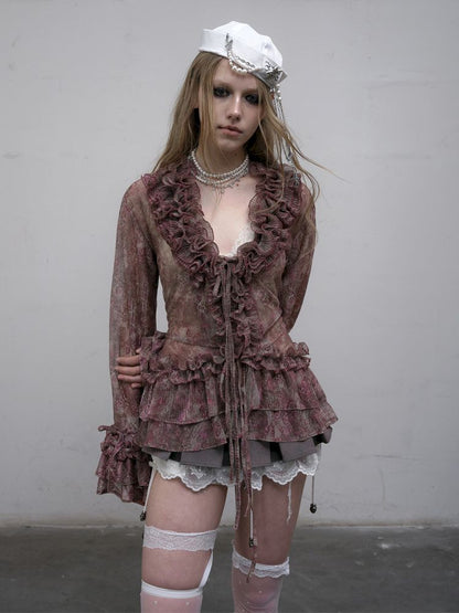 Long Sleeve Flared Sun Protection Shirt【s0000012328】