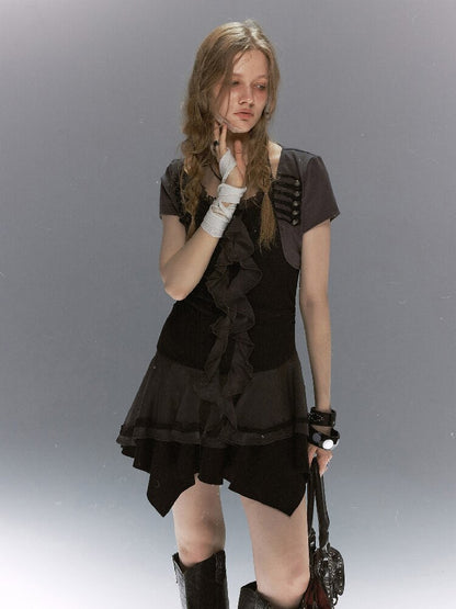 Knight of the Castle Lace Dress【s0000017048】