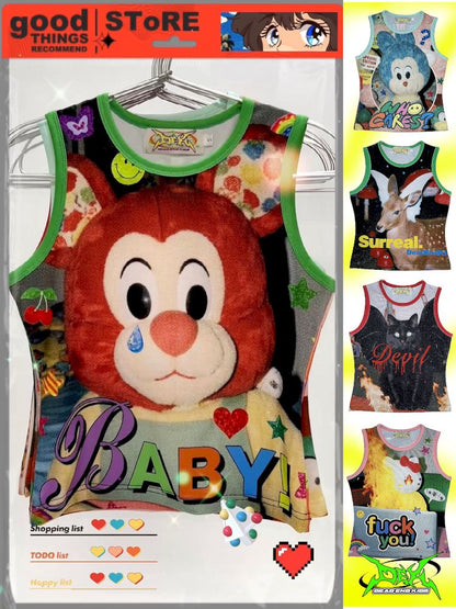 Stretch Slim Millennial Sleeveless Tank Top【s0000012464】