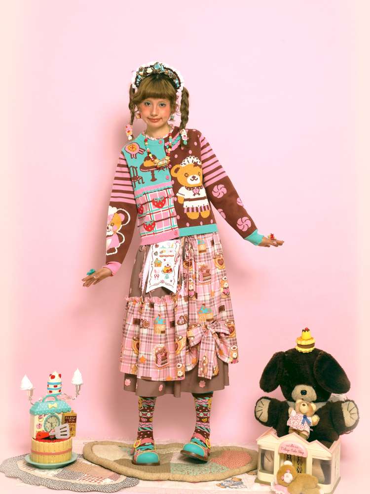 Vintage-Style Knit Cardigan【s0000014517】