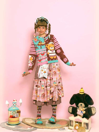 Vintage-Style Knit Cardigan【s0000014517】