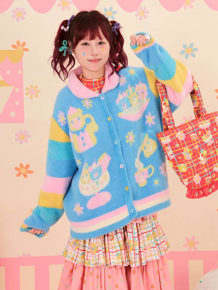 Showa Sweets House Mink Knit Cardigan【s0000015166】