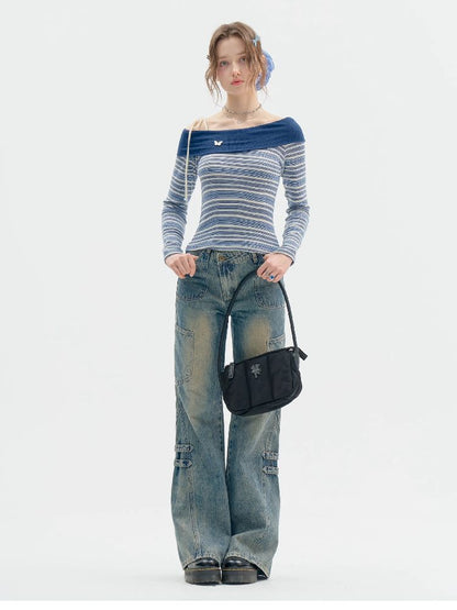 Slash Long Sleeve T-shirt【s0000011517】