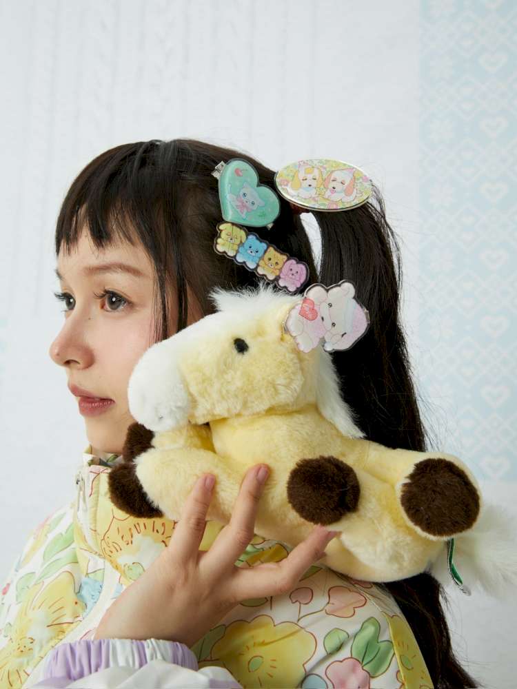 Cartoon Print Gel Hairpin Set【s0000015036】