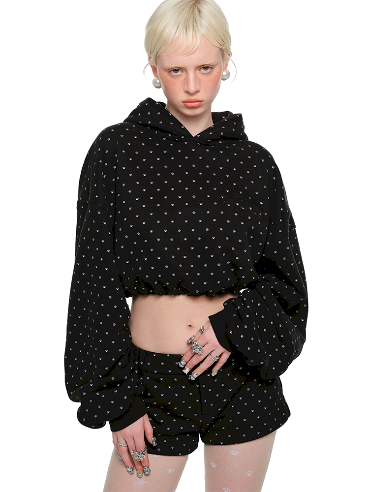 Cat Claw Polka Dot Printed Pants【s0000011586】