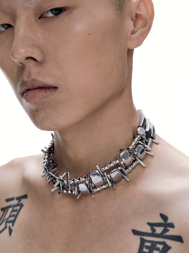 Illusory Heavy Duty Punk Choker Chain【s0000018814】
