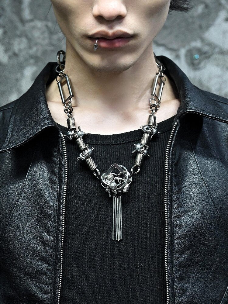 Futuristic Mechanical Punk Choker【s0000018866】