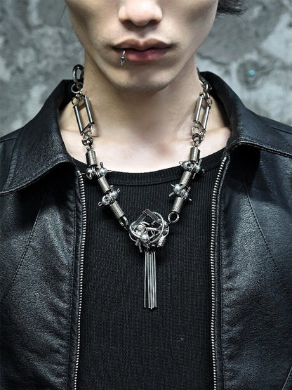 Futuristic Mechanical Punk Choker【s0000018866】