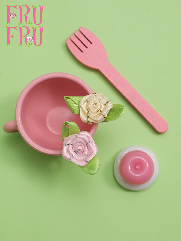 Vintage Rose Satin DIY Cute Ring【s0000017768】