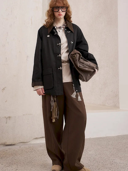 Cotton-lined trench coat【s0000014076】