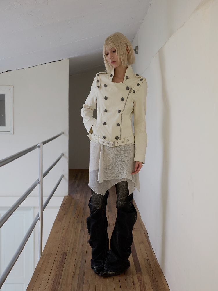 Mid-Century Vintage Napoleon Coat【s0000016952】