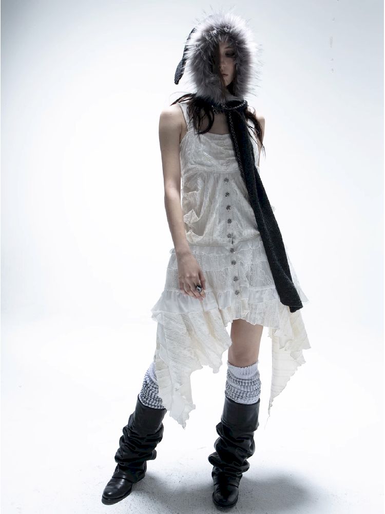 Halter Layer Cake Dress【s0000011273】