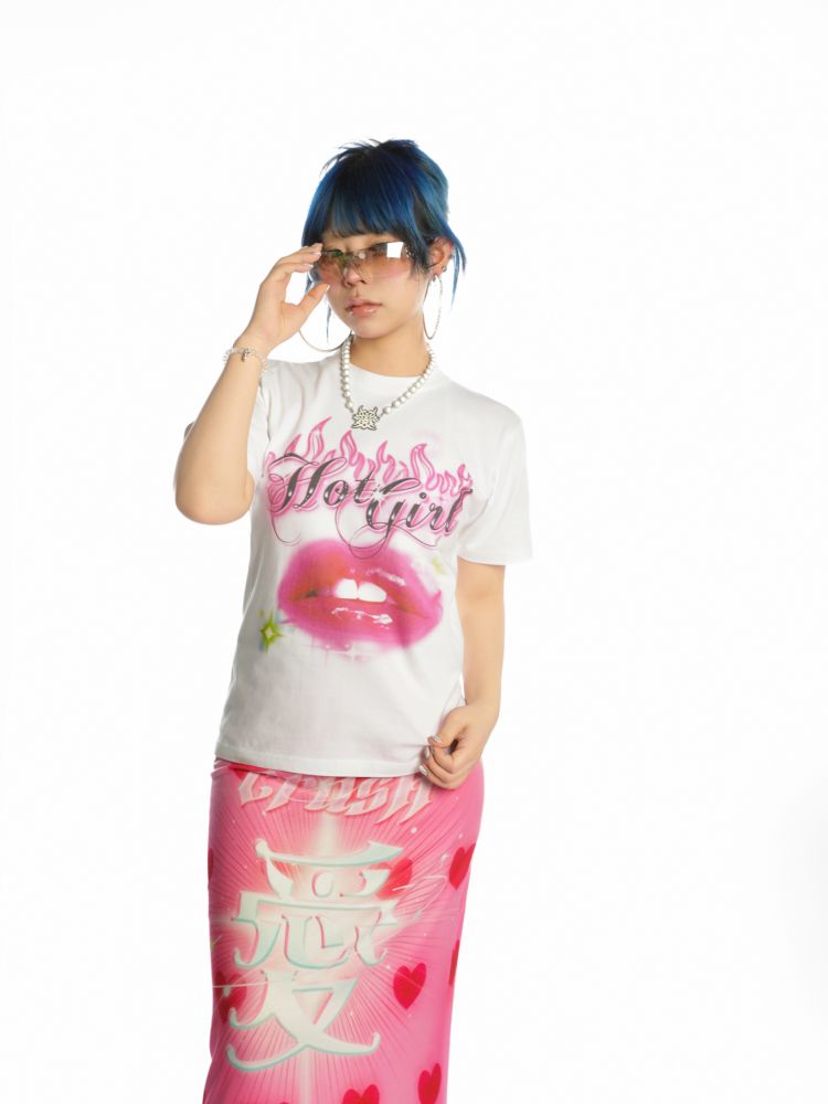 Slim fit regular shoulder T-shirt【s0000013169】