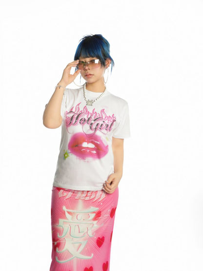 Slim fit regular shoulder T-shirt【s0000013169】