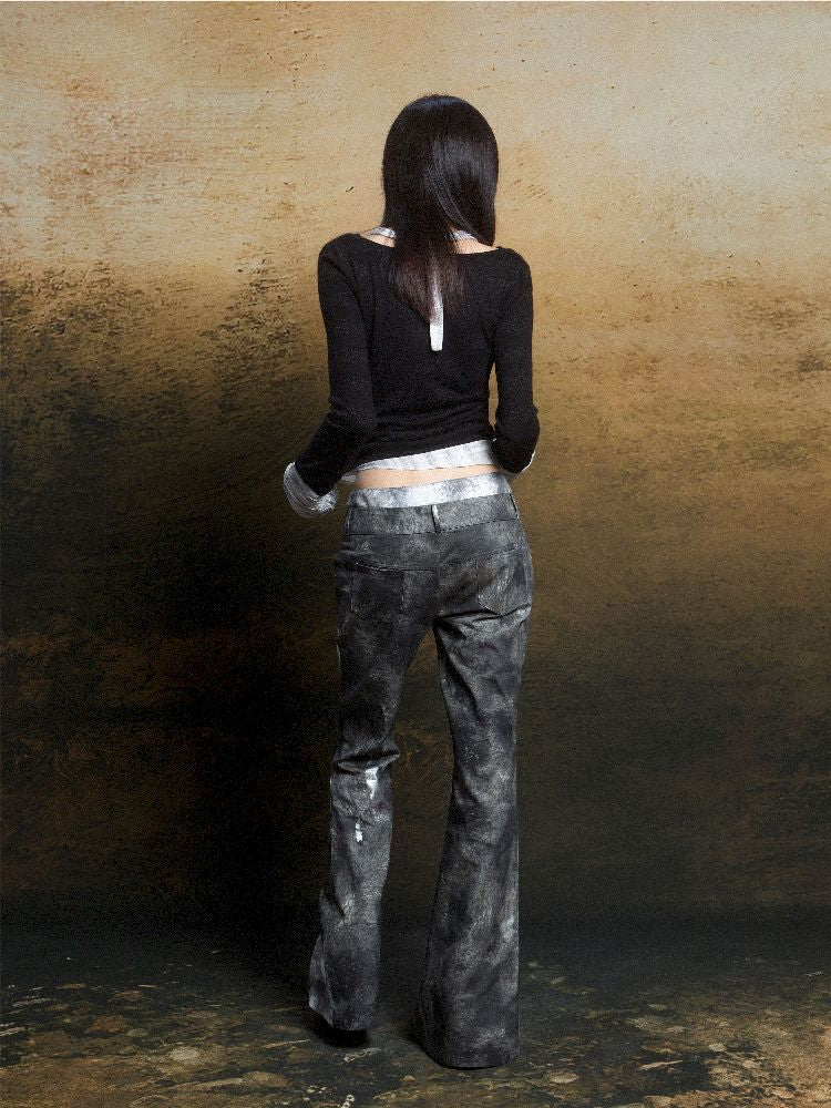 Colorblocking Plaid Splicing Micro Pants【s0000011813】