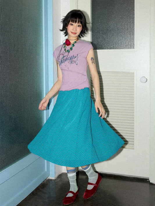 High waist loose umbrella skirt【s0000012280】