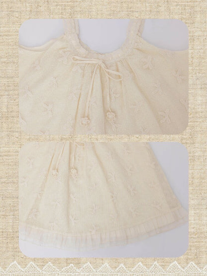 Bow Hook Flower Lace Suspenders【s0000016503】
