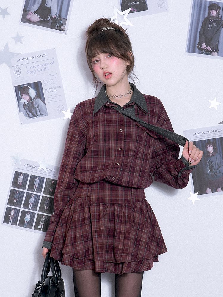 Long Sleeve Petticoat Dress【s0000011664】