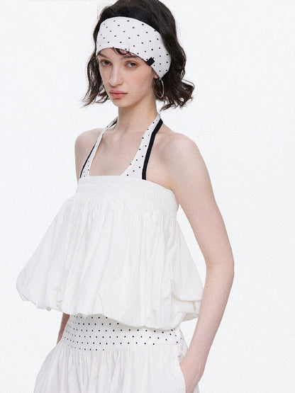Backless Bandeau Wide Waist Pants【s0000015920】