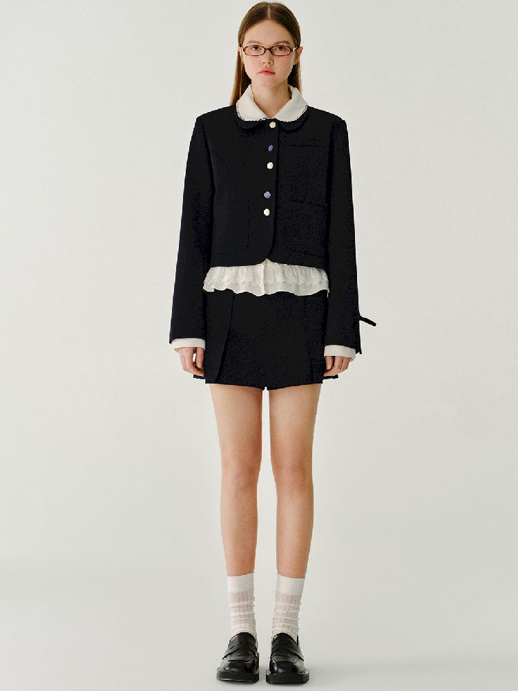 Peplum Double Layer Bottom Short【s0000011971】