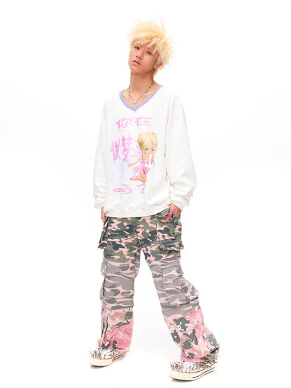 Are You Dreaming Printed Sweater【s0000016041】