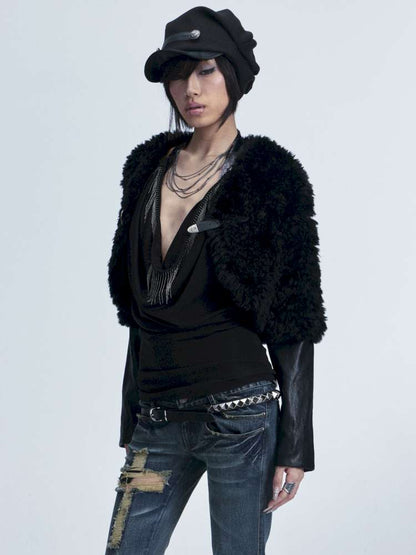 Knitted Patchwork Casual Stack Hat【s0000014662】