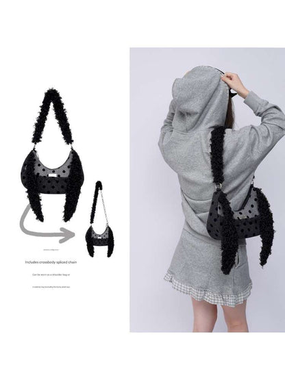 Rabbit Plush Versatile Commuter Crossbody Bag【s0000014618】