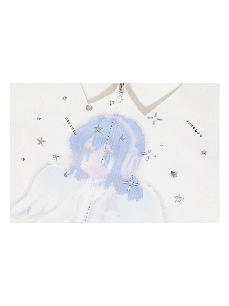 Vertical Stripe Long Sleeve Shirt【s0000012201】