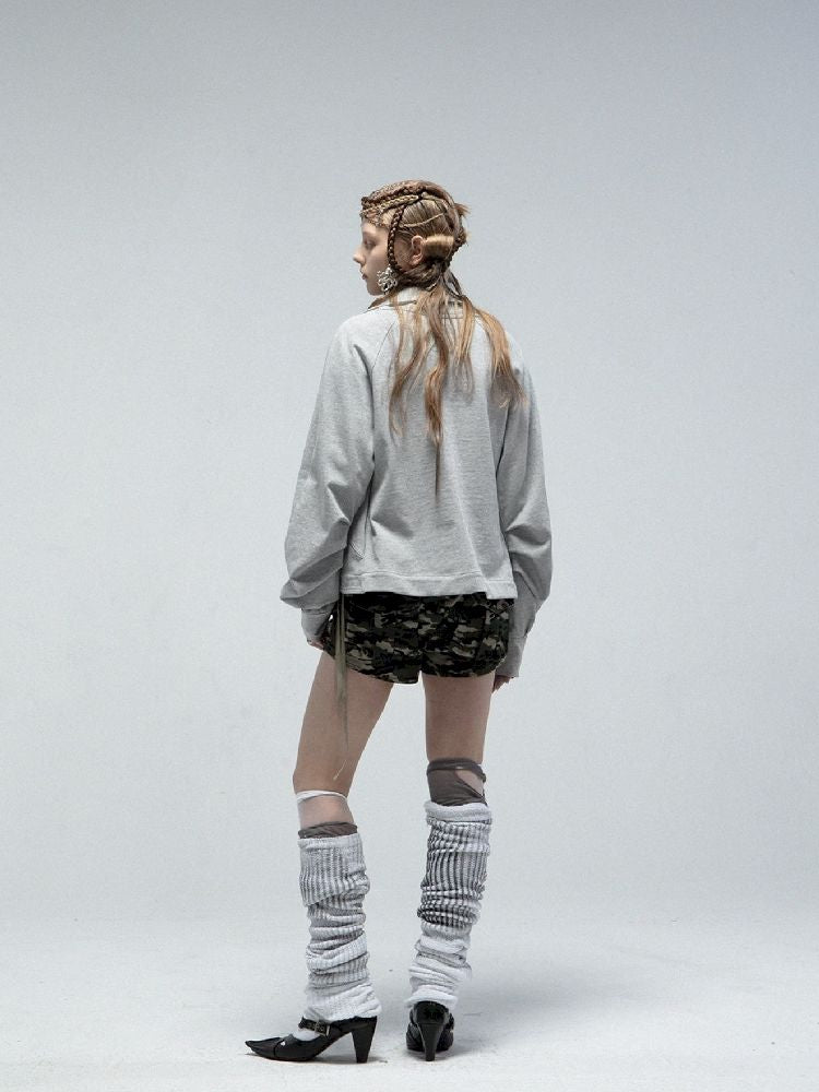 Lapel Sailor Pirate Style Sweatshirt Jacket【s0000011839】