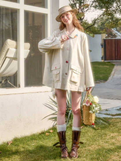 Cotton Silhouette Pocket Trench Coat【s0000015622】