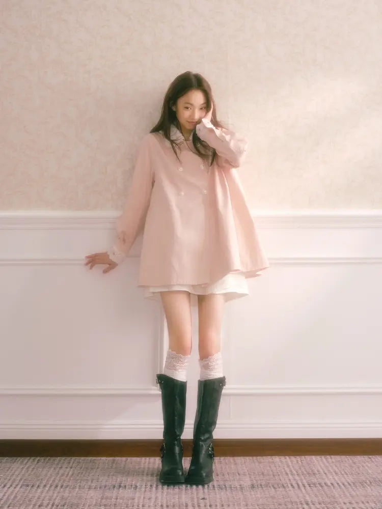 Princess-Style Wide-Swing Pleated Jacket【s0000014337】