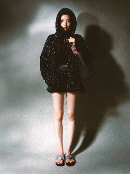 Hand Painted Floral Hoodie Set【s0000017921】