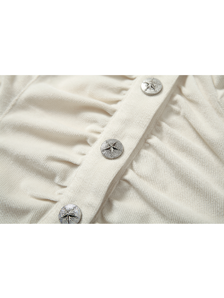 Pleated Waisted Short Work Shirt【s0000011434】