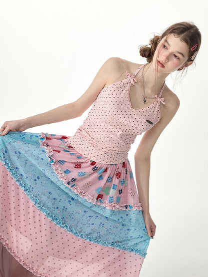 Polka Dot Milk Candy Camisole【s0000017259】