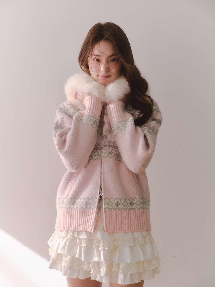 Long-Sleeve Knit Cardigan【s0000014609】