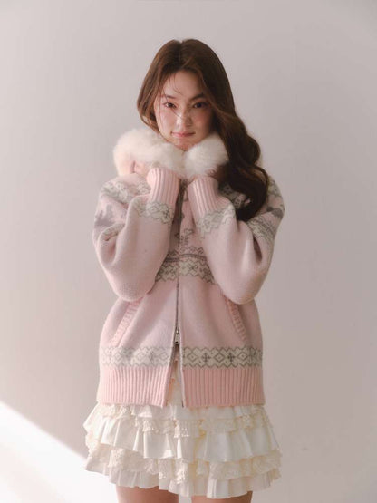 Long-Sleeve Knit Cardigan【s0000014609】