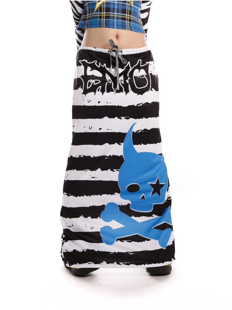 DeadEndKids Retro Print Long Skirt【s0000019126】
