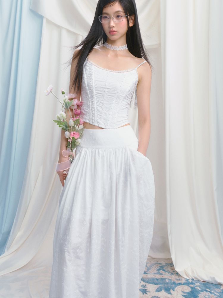 High-Waisted Half-Length Skirt【s0000012154】
