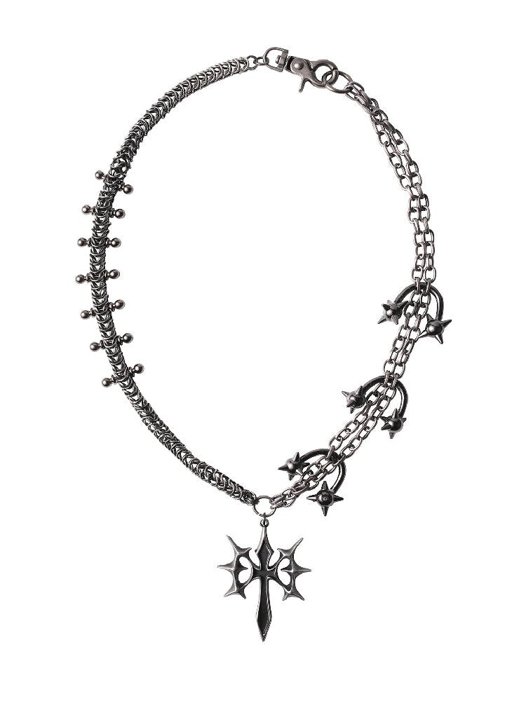 Castle Duke Gothic Punk Heavy Necklace【s0000018975】