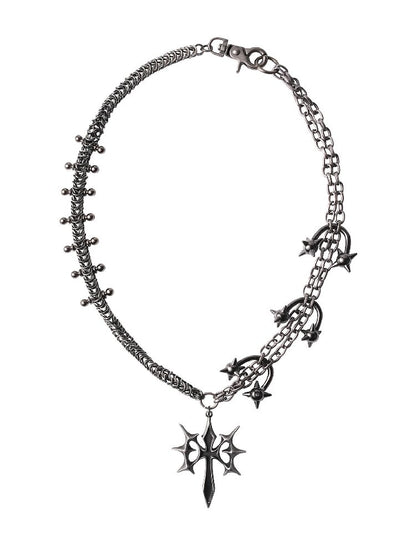 Castle Duke Gothic Punk Heavy Necklace【s0000018975】