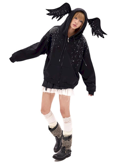 Black Angel Sweatshirt【s0000011792】