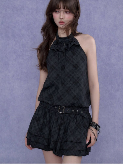 Old Fashioned Sweetheart Halter Dress【s0000017286】
