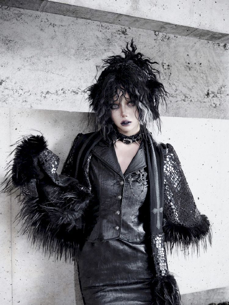 Gothic Cross Long Scarf【s0000011164】