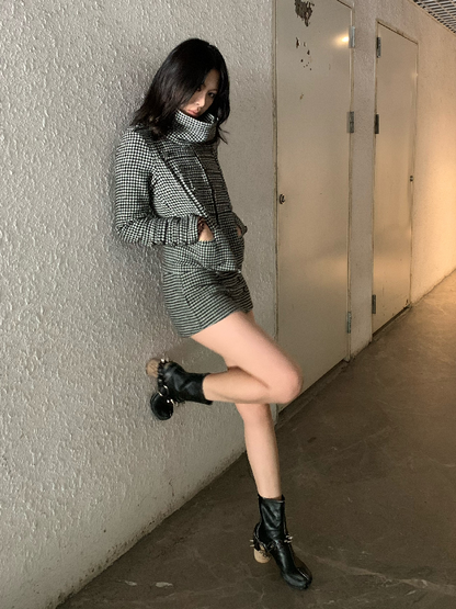 Punk Napoleon Collar Wool Set【s0000019006】