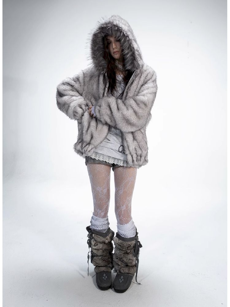 Fur Collar Thick Coat Reversible【s0000011272】
