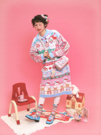 Knit Sweater Dress Long【s0000011322】