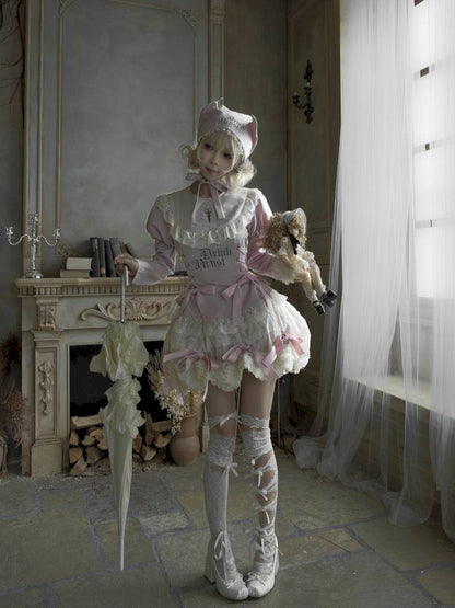 Pull-Up Hem Blouse and Tiered Skirt【s0000014433】