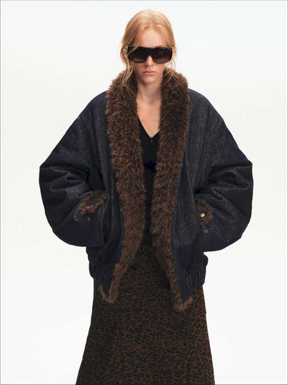 French Lamb Wool Cropped Jacket【s0000015056】